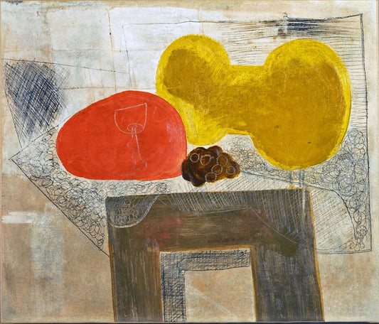 Composition: Still Life with Fireplace - by Migishi Kōtarō