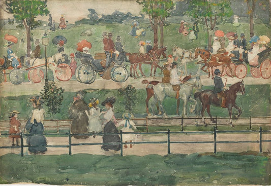 Central Park, 1900 - by Maurice Prendergast