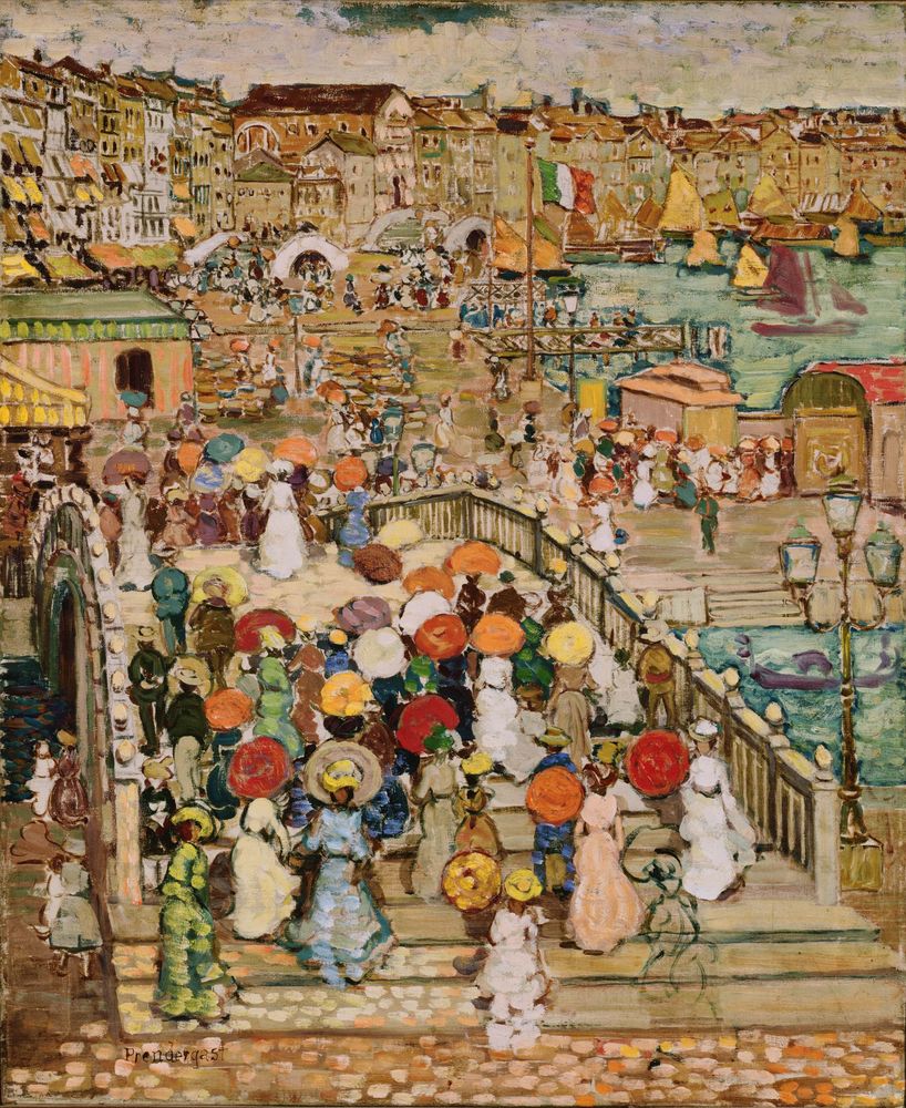 Ponte della Paglia - by Maurice Prendergast