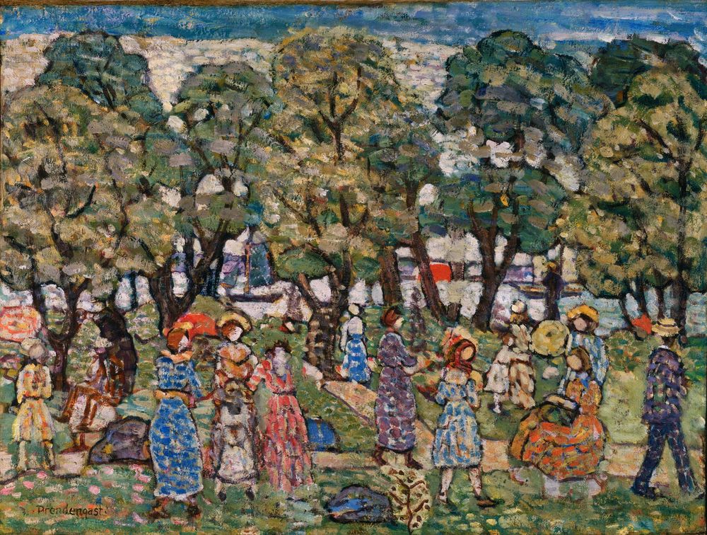 Under the Trees - by Maurice Prendergast