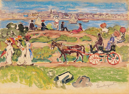 Promenade - by Maurice Prendergast