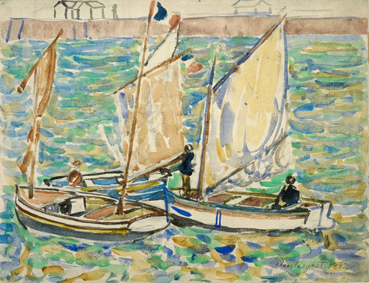 St. Malo - by Maurice Prendergast