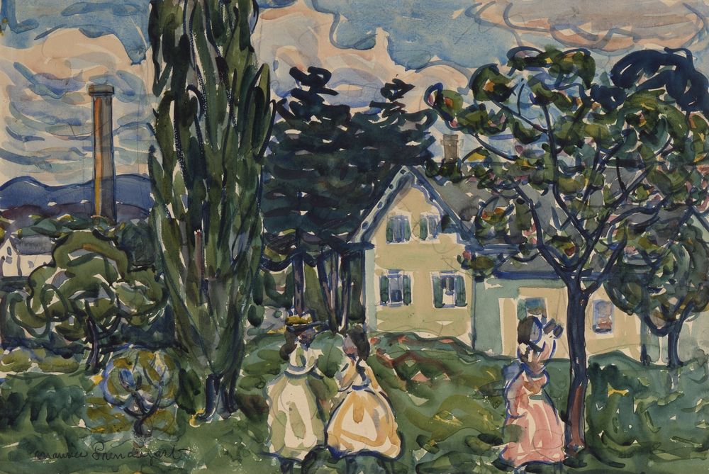 White House—Summer - by Maurice Prendergast