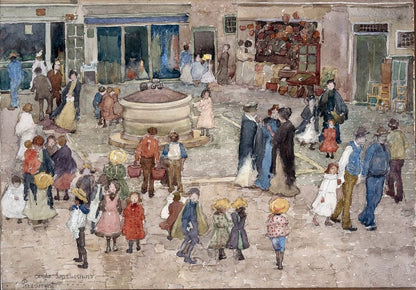 Campo San Cassiano - by Maurice Prendergast