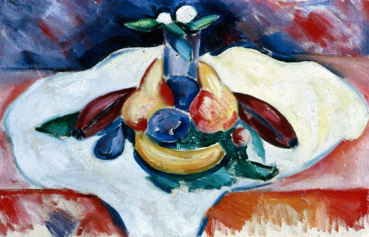 Still Life with Fruit - by Marsden Hartley