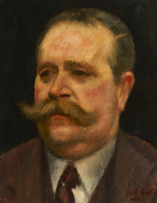 Portrait of a Man (Sydney Waterlow) - by Mark Gertler