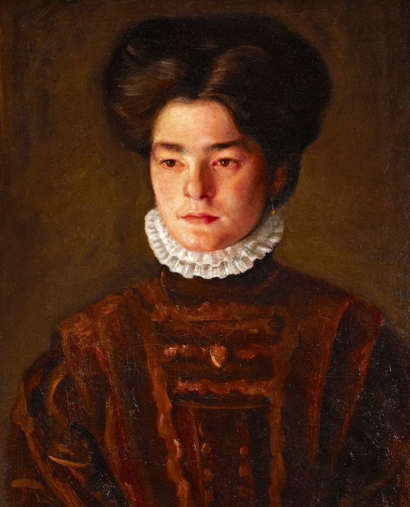 Portrait of a Girl (Sophie, the artist's sister) - by Mark Gertler