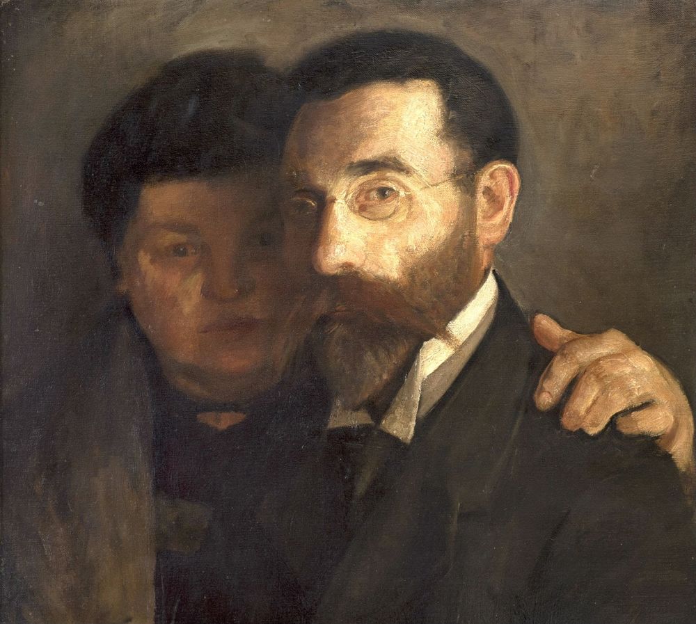 The Artist's Parents - by Mark Gertler