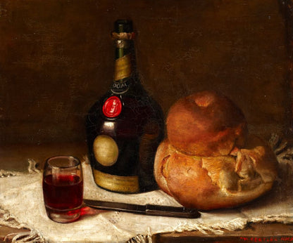 Still Life with a Bottle of Benedictine - by Mark Gertler