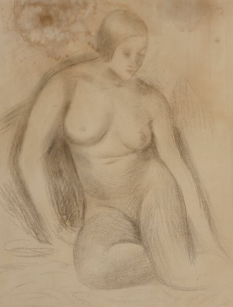 Nude Study (formerly catalogued as Carrington) - by Mark Gertler