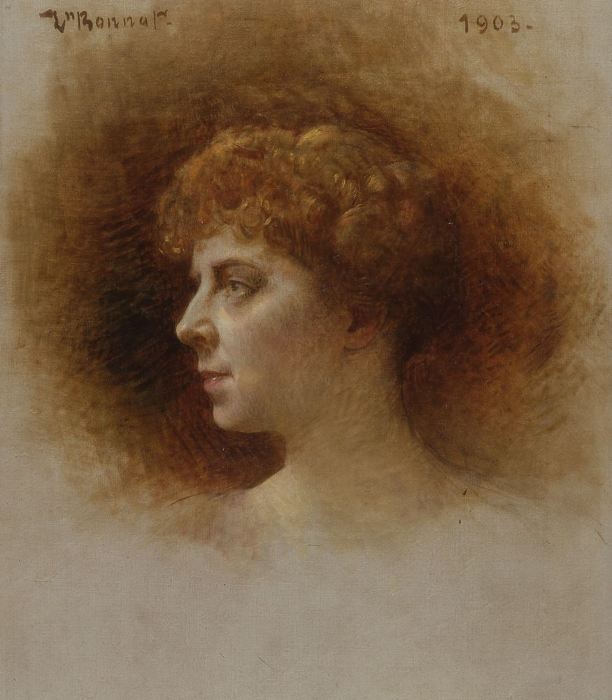 Portrait d'Emma Bardac - by Léon Bonnat