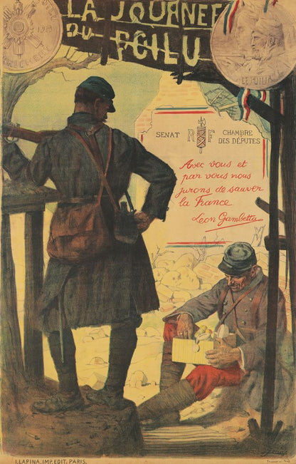 "Poilu Day" French Poster - by Lucien Jonas