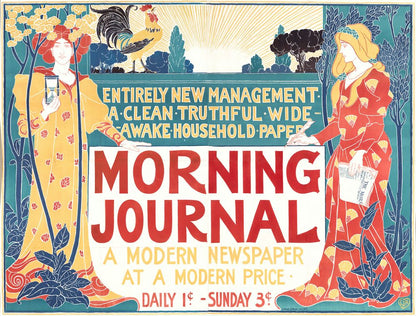 Morning Journal - by Louis Rhead