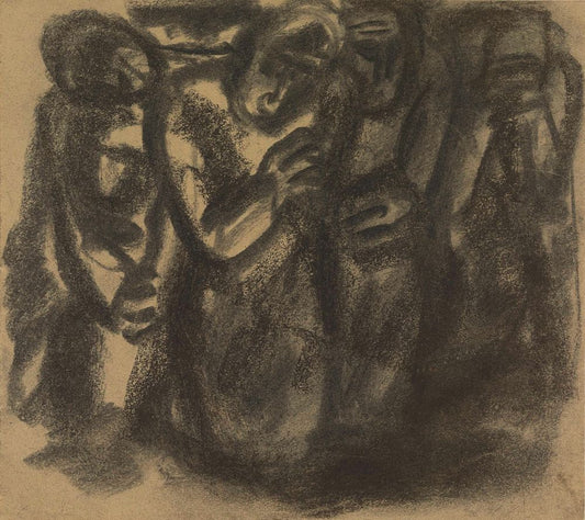 Groep mensen - by Leo Gestel