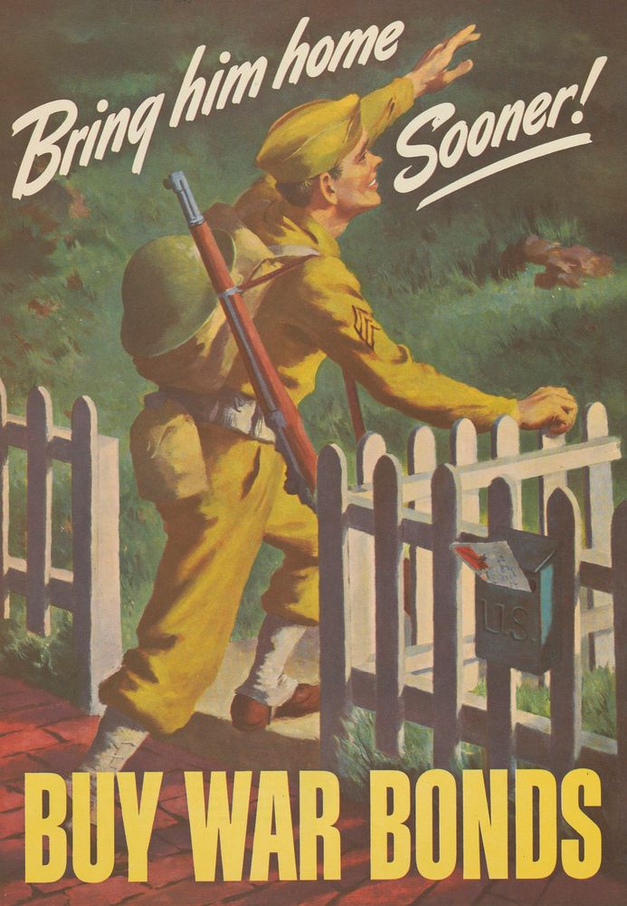 Bring Him Home Sooner! Buy War Bonds - by Lawrence Beall Smith