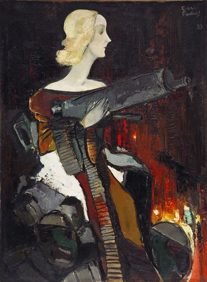 Madonna with a Machine Gun - by Kārlis Padegs