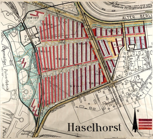 Urban development competition by the Imperial Research Society for designing a housing estate in Berlin-Haselhorst - by Konrad Püschel