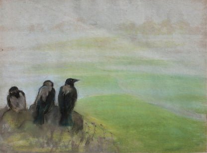 Blackbirds - by Kazimierz Stabrowski