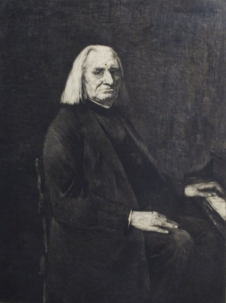 Franz Liszt - by József Rippl-Rónai