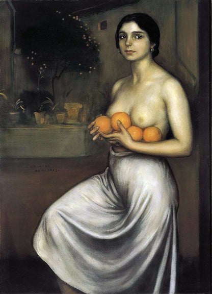 ORANGES   AND   LEMONS - by Julio Romero de Torres