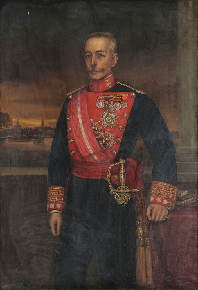 H.E. Mr. Juan Zubía y Bassecourt - by Julio Romero de Torres