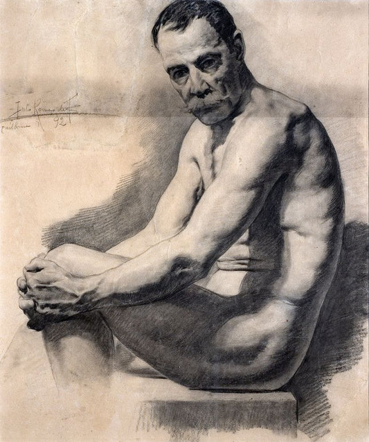 MASCULINE STUDY - by Julio Romero de Torres