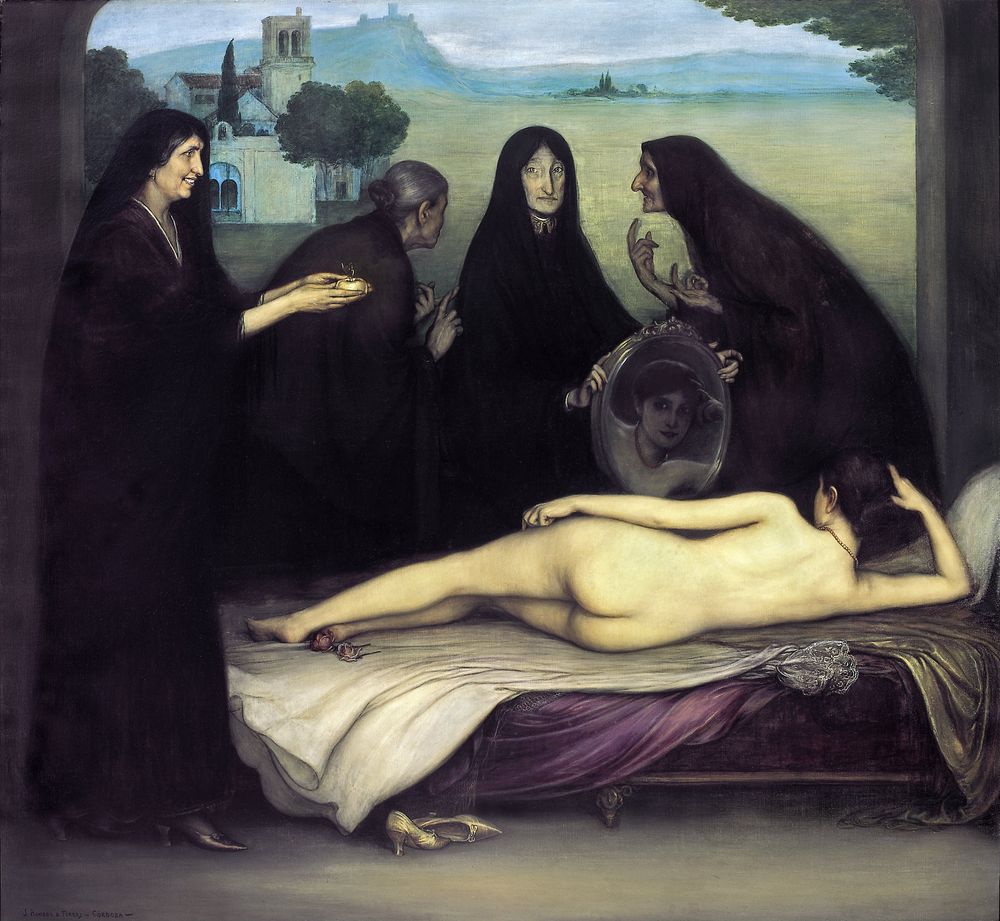 THE  SIN - by Julio Romero de Torres