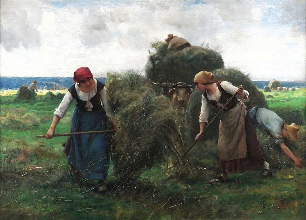 The Hay Harvesters - by Julien Dupré