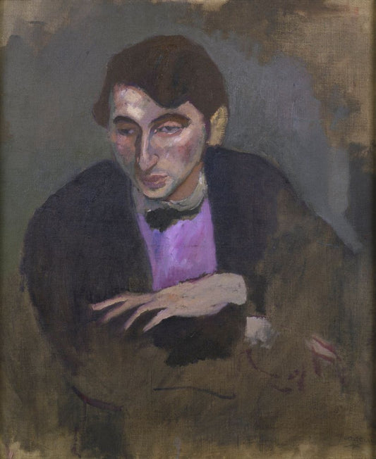 Portrait of Isaac Grünewald - by Jules Pascin