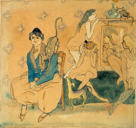 Brothel - by Jules Pascin