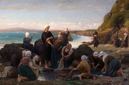 The Washerwomen of the Breton Coast - by Jules Breton