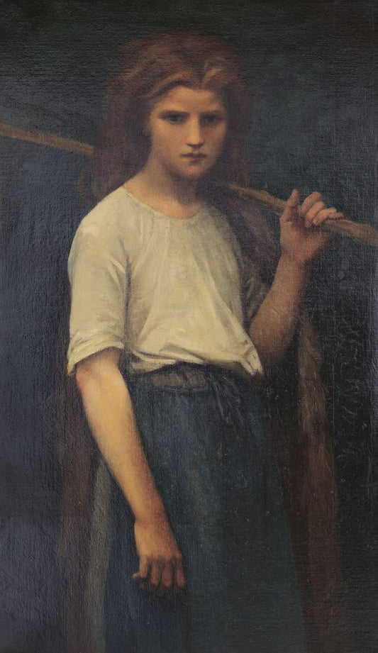 The Shepherdess - by Jules Breton