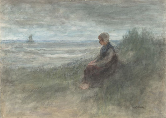 Girl in the Dunes - by Jozef Israëls