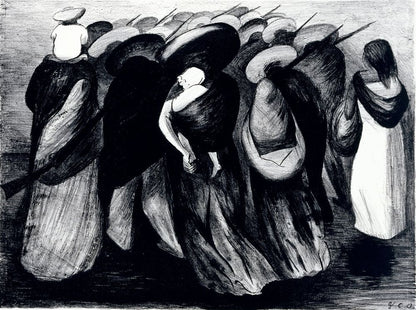 Retaguardia (The Rear Guard) - by José Clemente Orozco