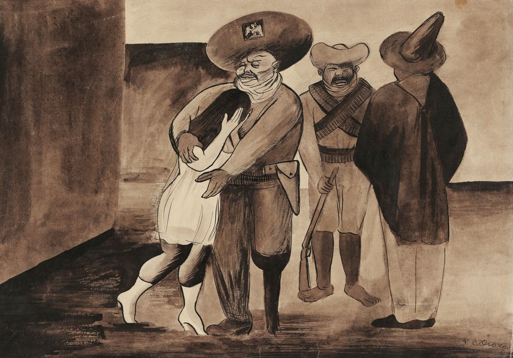 La boda del general - by José Clemente Orozco