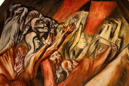 Prometheus (detail) - by José Clemente Orozco