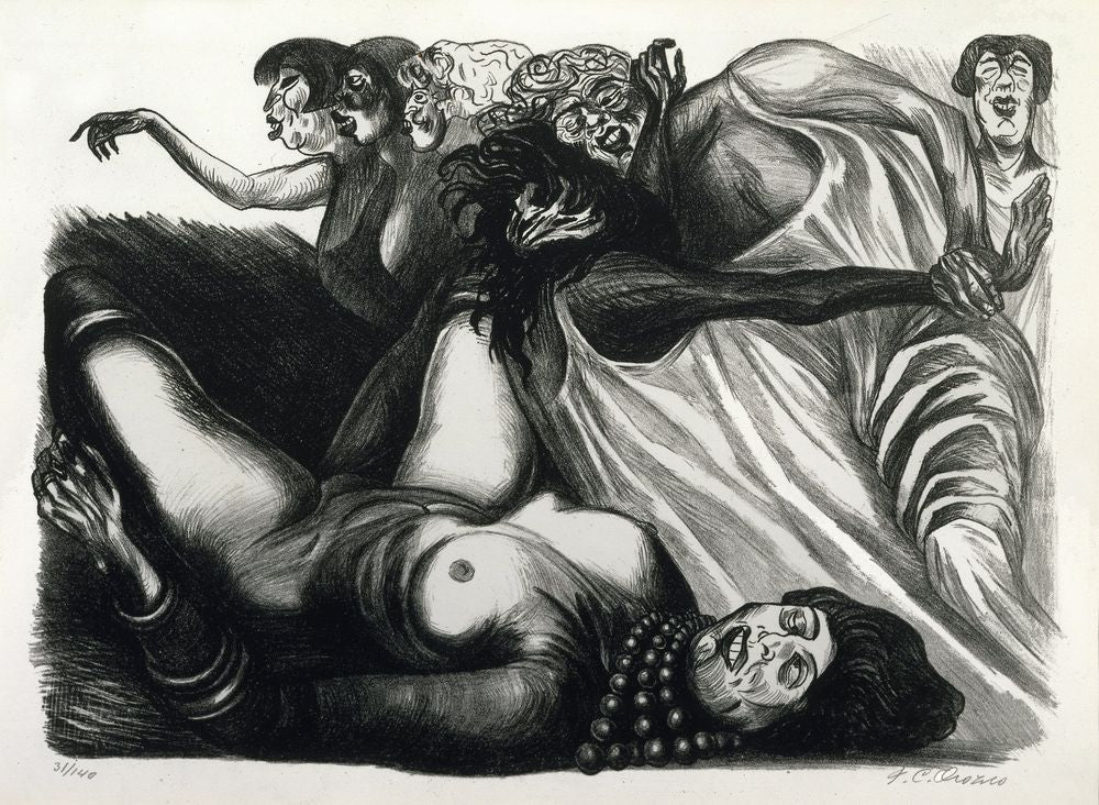 Mujeres - by José Clemente Orozco