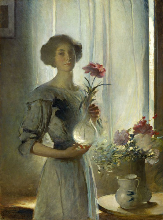 June - by John White Alexander