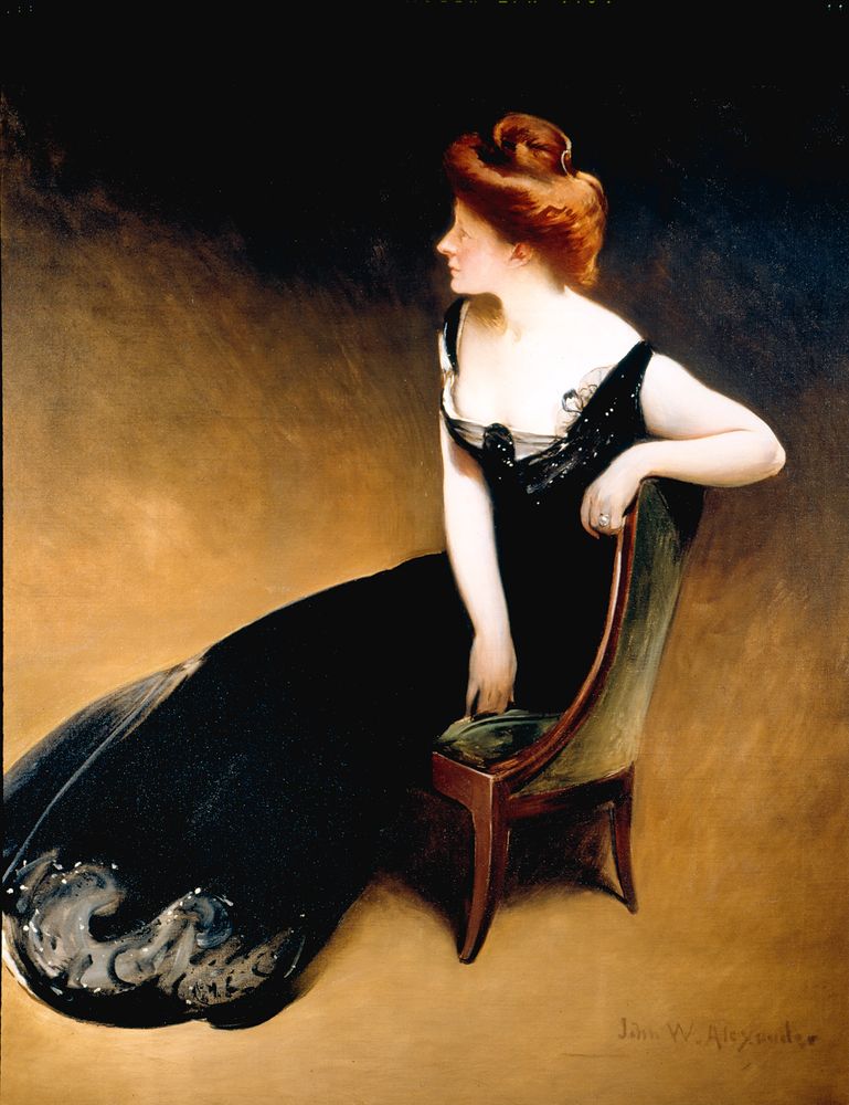 Portrait of Mrs. V, Mrs. Herman Duryea - by John White Alexander