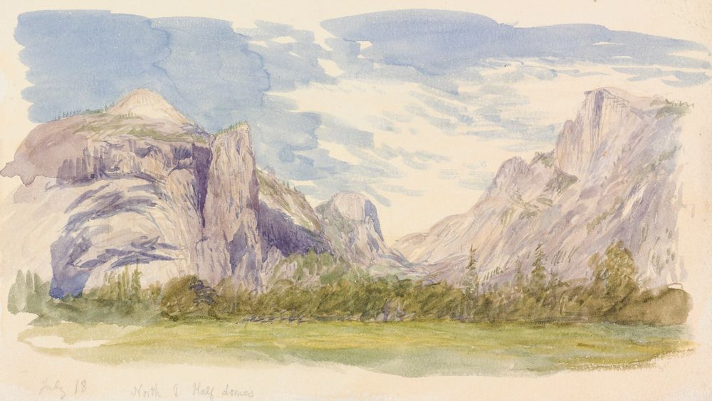 North of Half Dome - by John Henry Hill