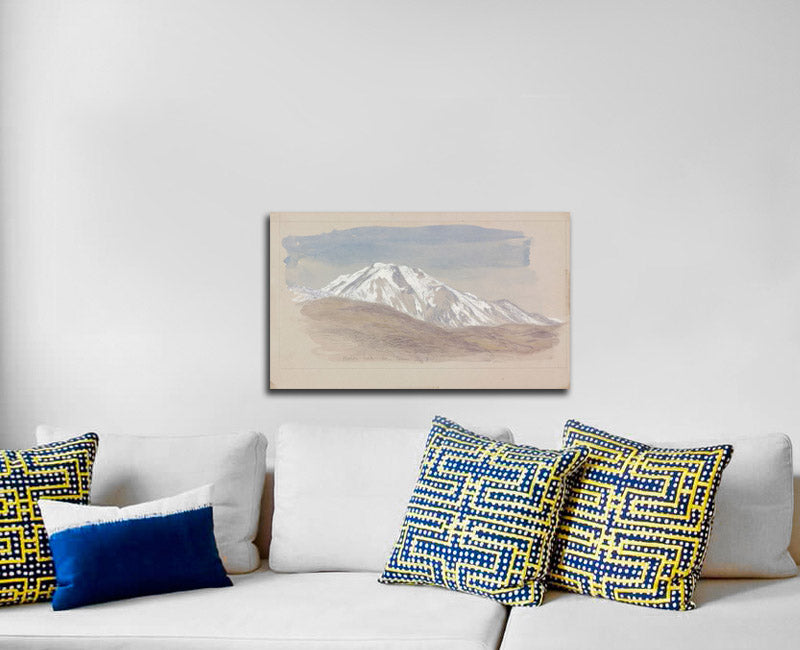 Washoe Peak from Carson - by John Henry Hill