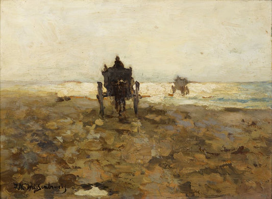 Shell cart - by Johan Hendrik Weissenbruch