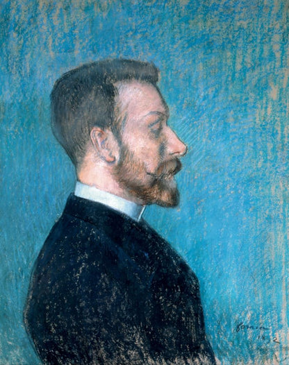 Portrait of a Man, Presumed Portrait of Félix Fénéon - by Jean-Louis Forain