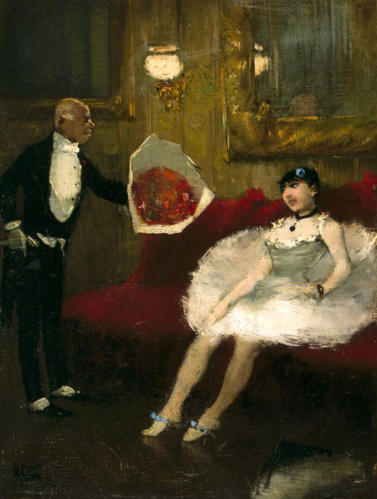 The Admirer - by Jean-Louis Forain