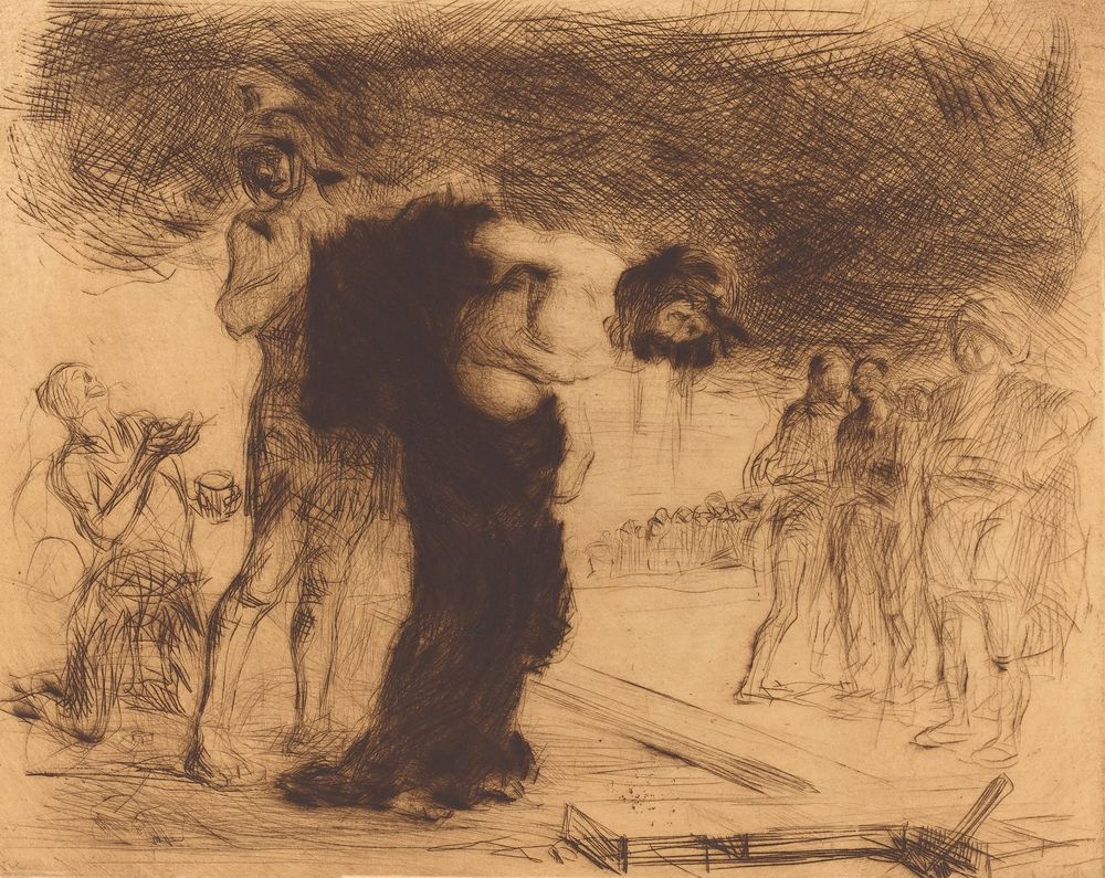 Christ Stripped of His Clothes - by Jean-Louis Forain