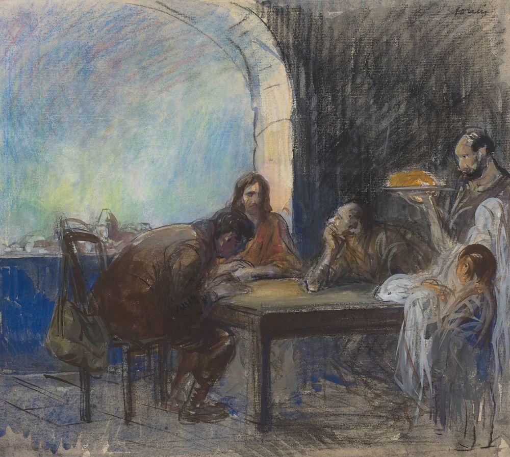 The Supper at Emmaus - by Jean-Louis Forain