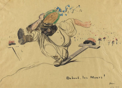 Debout, les Morts! - by Jean-Louis Forain