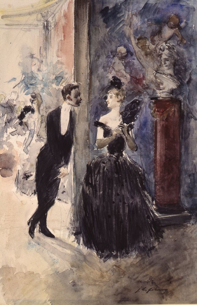 The Ball - by Jean-Louis Forain