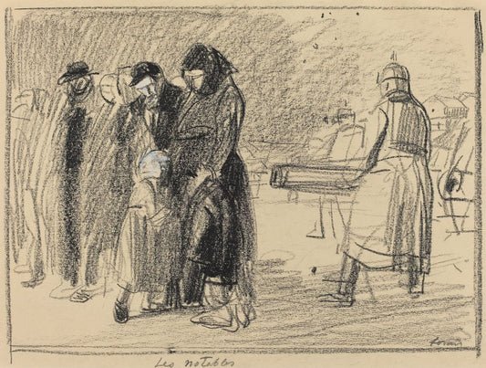 Les notables - by Jean-Louis Forain