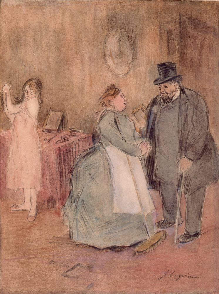 The Visit - by Jean-Louis Forain